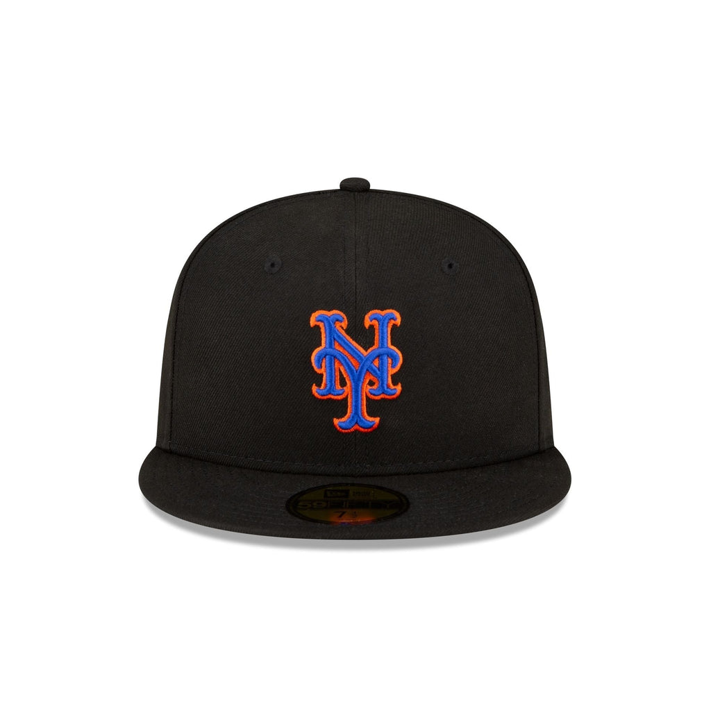 New York Mets Authentic Collection Alt Black 59FIFTY Fitted Hat